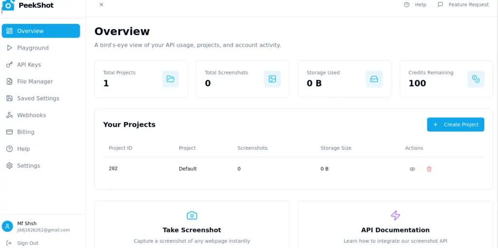 PeekShot Automate Website Screenshots with Developer-First API